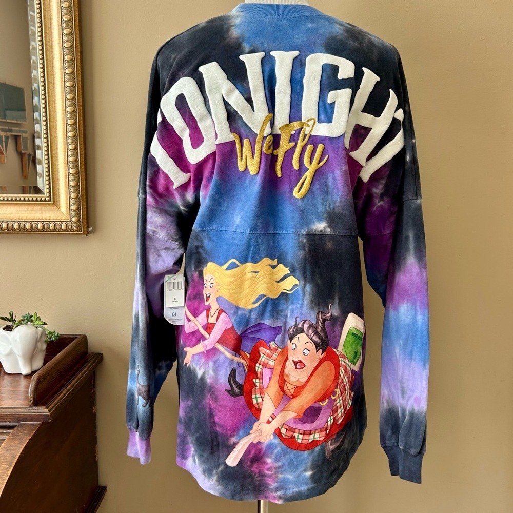 Disney Parks Hocus Pocus Sanderson Sisters “Tonight We Fly” Spirit Jersey M NWT